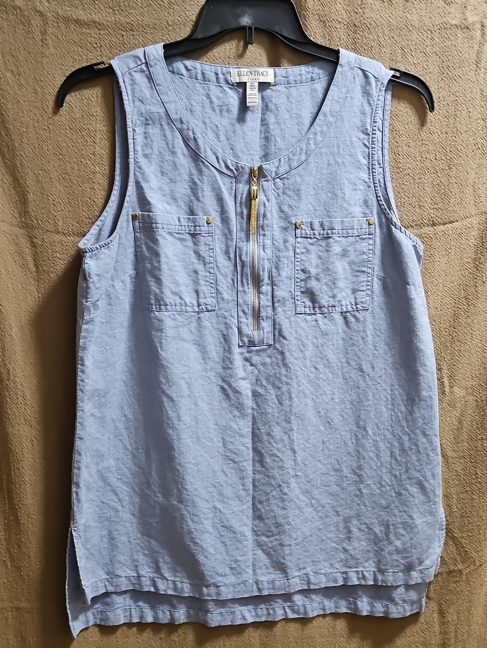 Ellen Tracy Sleeveless Utility Tunic